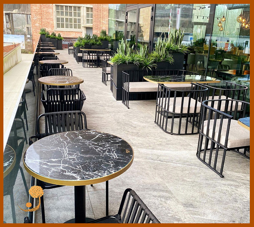 dış mekan cafe mobilyaları, cafe mobilyası modelleri